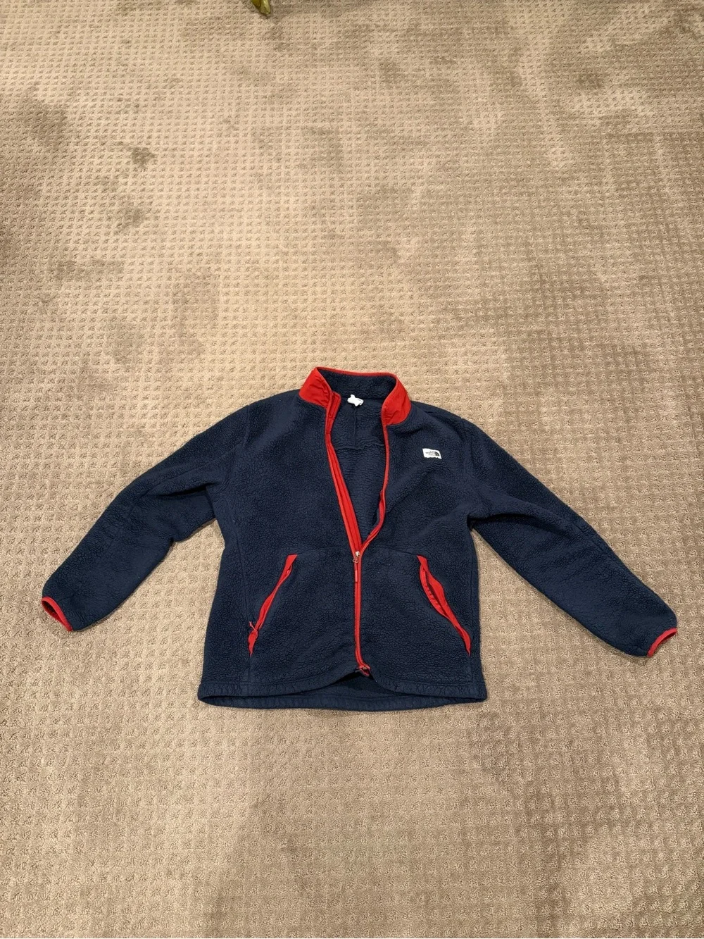 North Face navy fleece